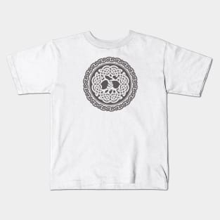 Celtic Tree of Life, grey, inverted Kids T-Shirt